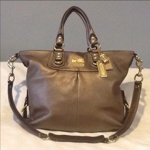 Authentic Coach Madison Julianne Leather Satchel